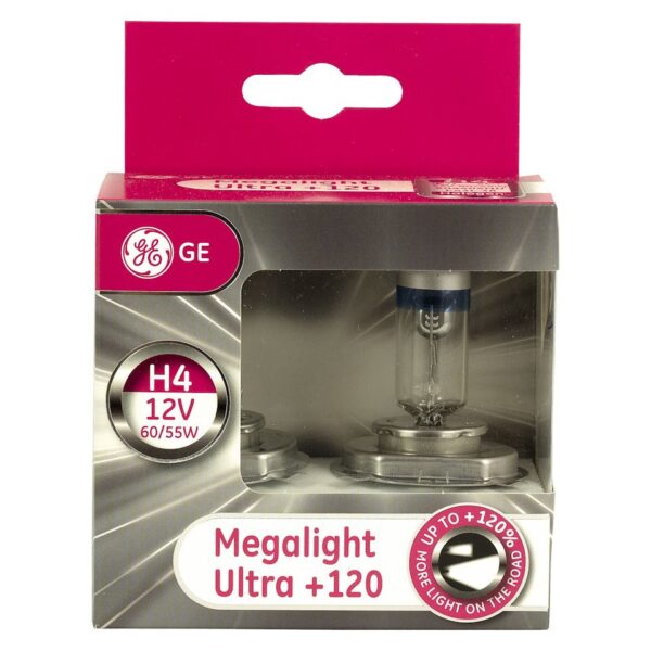 GE 50440snu H4 Megaliht Ultra +120%