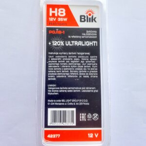 BLIK 42377 H8 35W PGJ19-1 12v ULTRALIGHT + 120%