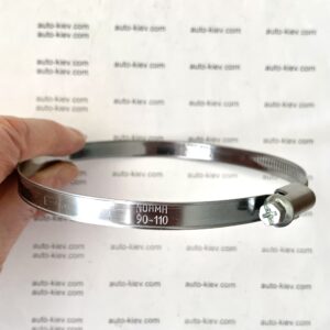 Хомут NORMA 90-110/9 C7 W2 нержавіюча сталь ширина 9 мм розмір 90...110 мм. Made in Germany