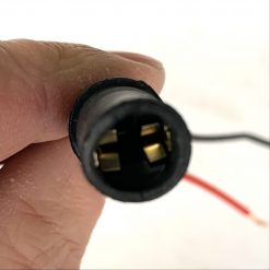Патрон T10 резиновый с проводами под лампу W5W тип 2