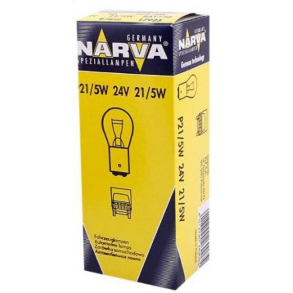 Narva 17925 P21/5W 24v BAY15d