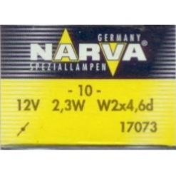 Narva 17073 2,3W 12v W2x4,6d