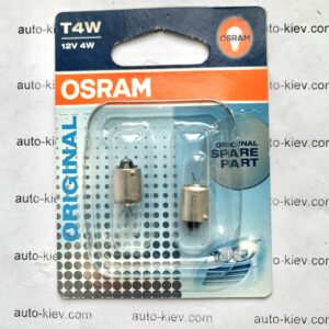 Авто лампа Osram 3893-02B T4W 12в BA9s блистер 2 шт