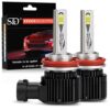 H11 led ламп S&D D2393 3570(CSP) 6000K 30000Lm 80W 12-24v Canbus 2шт