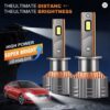 H1 led лампи ROADSUN 3570(CSP) 6000K 28000Lm 130W 9-16v CANBUS 2 шт