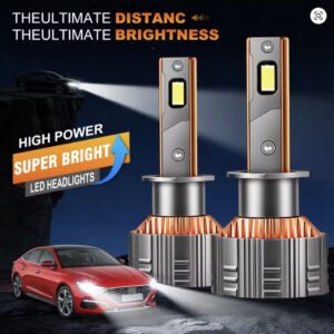 H1 led лампи ROADSUN 3570(CSP) 6000K 28000Lm 130W 9-16v CANBUS 2 шт