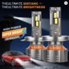H4 led лампи ROADSUN 3570(CSP) 6000K 28000Lm 130W 9-16v CANBUS 2 шт
