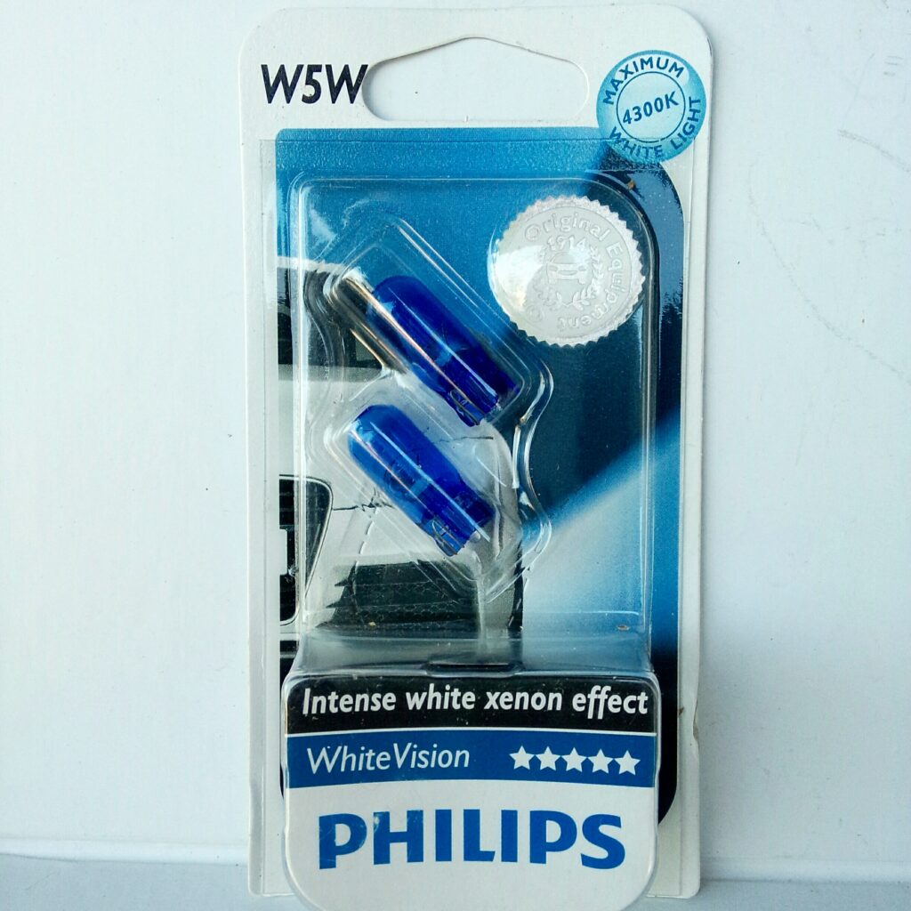 Philips white w5w