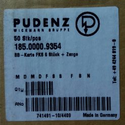 Набор предохранителей PUDENZ 185.0000.9354 с пинцетом. Made in Germany