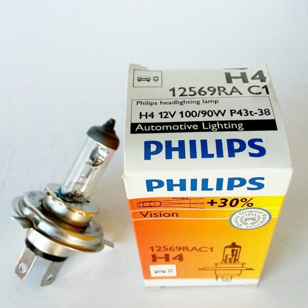 Philips 12569RAB1 H4 Rally 100/90w 12v P43t