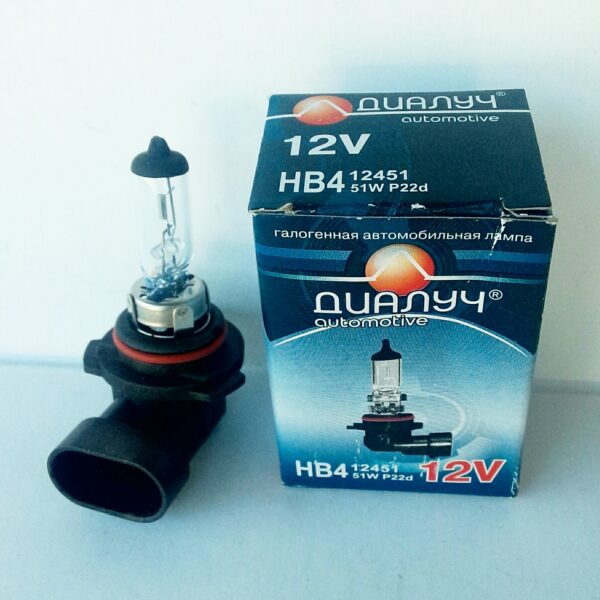 Диалуч 12451 HB4 55w 12v P22d