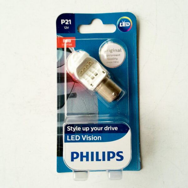 Philips 12839REDB1 P21 LED red 12v 70lm BA15s