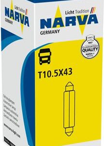 Narva 17327 10W 24v SV8,5 43mm