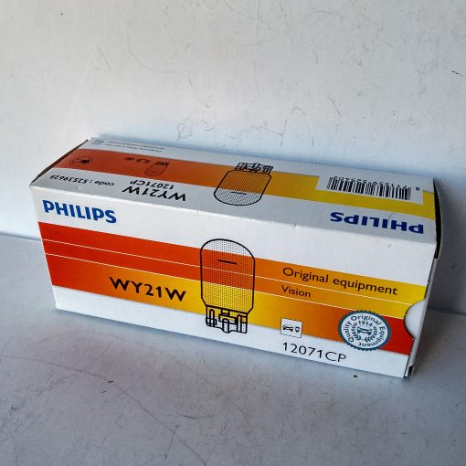 Philips 12071CP WY21W 12v W3x16g Amber