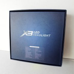 Светодиодная лампа LED AllLight X3 H7 50W 5000K 6000lm с светофильтрами (3000K/8000K)