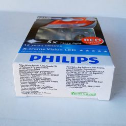 Philips 12898RX2 X-treme Vision LED-RED [~P21W], 12-24В насыщенный красный