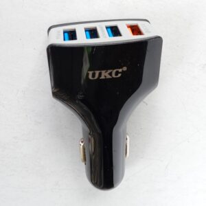 Автомобильный адаптер LZ-KC08, 4 порта USB, QC3,0 +5V(2,1А+1A) 12-24V