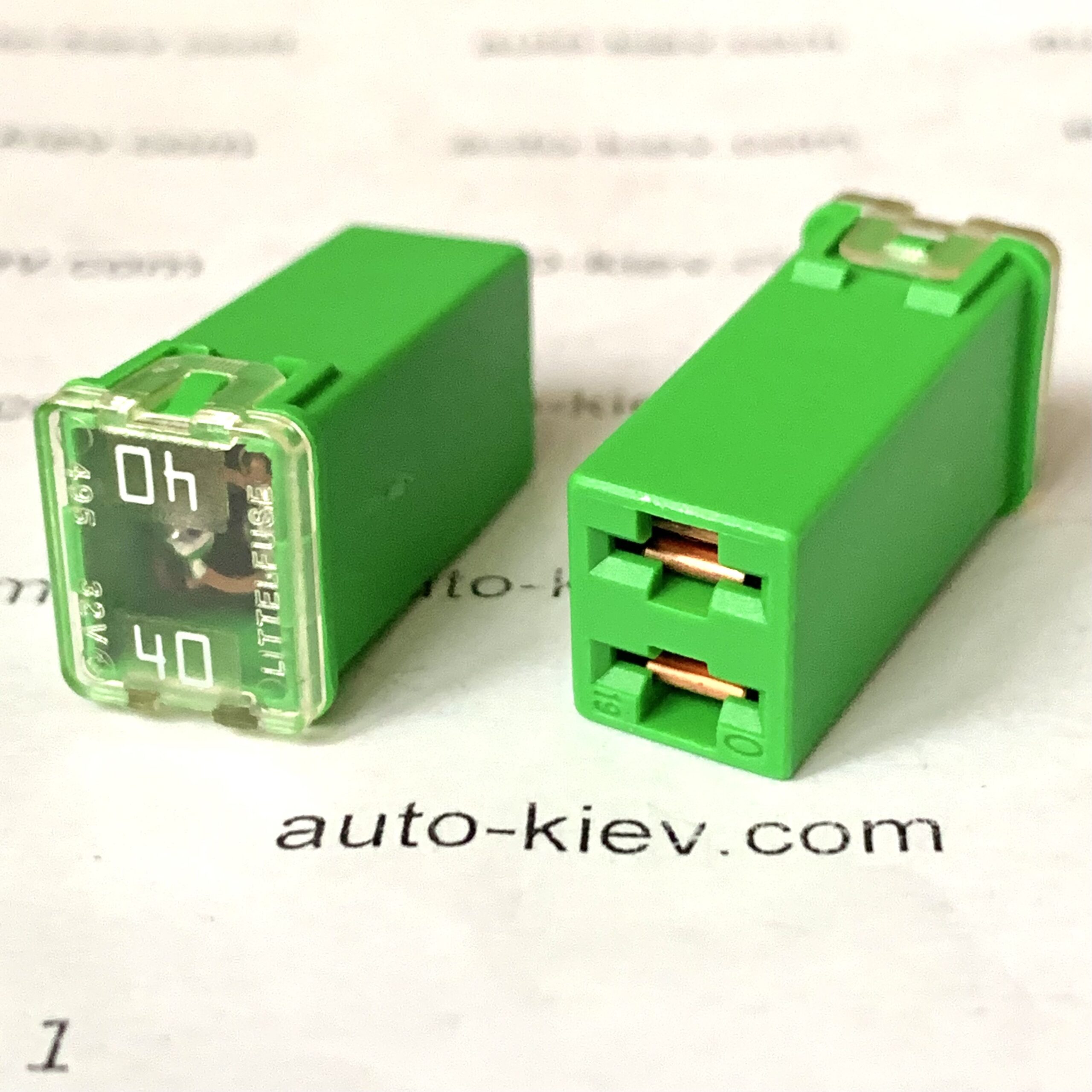 Запобіжник 40A JCASE Littelfuse 0495040.TXN оригінал USA нове - Зображення 2