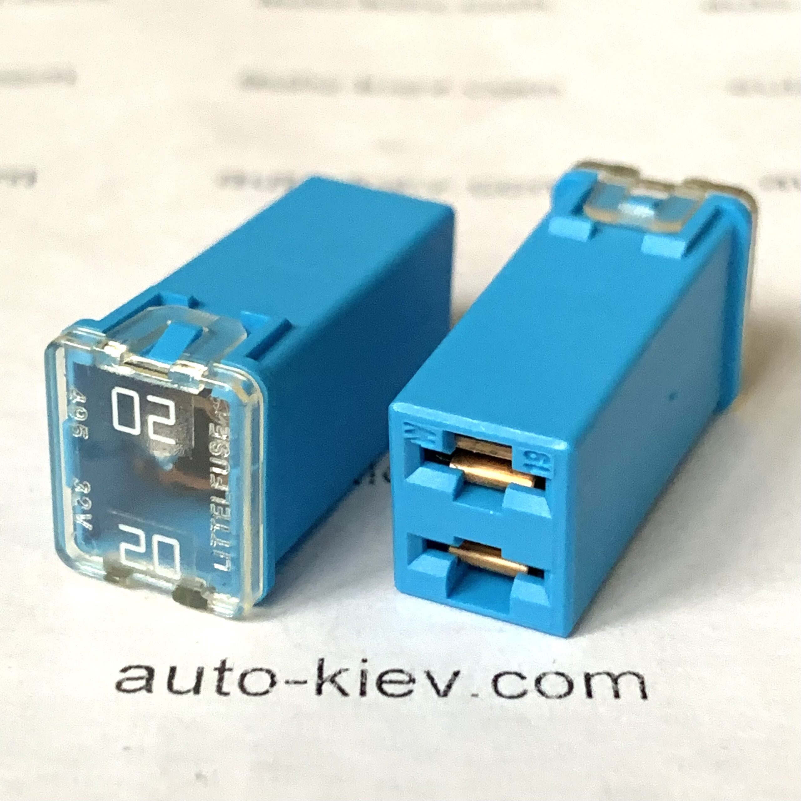 Запобіжник 20A JCASE Littelfuse 0495020.TXN оригінал USA нове. - Зображення 2