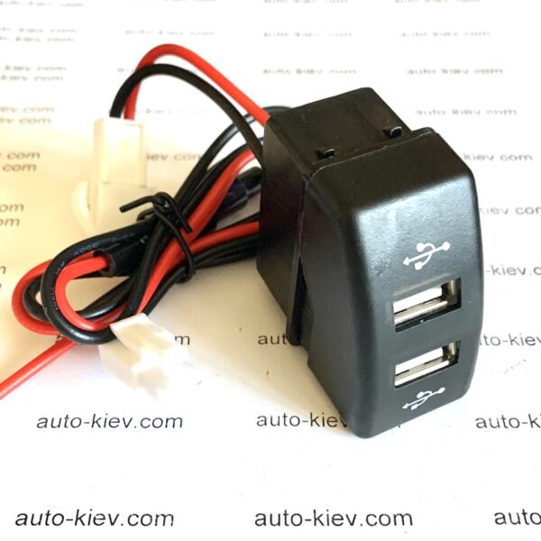 Авто зарядка кнопка DAF 2USB 3A 12-24V