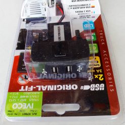 Авто зарядка - кнопка IVECO c 2 USB 3A 12-24V