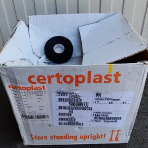 Изолента Certoplast 514 (0,17мм х 19мм х 50м) ПЕТ-тканевая. Made in Germany