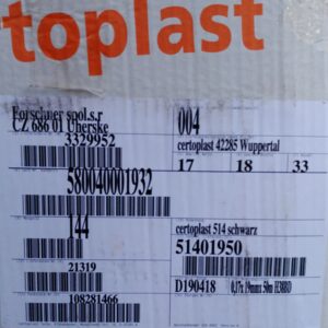 Изолента Certoplast 514 (0,17мм х 19мм х 50м) ПЕТ-тканевая. Made in Germany