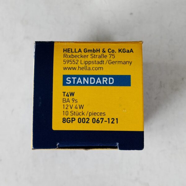 HELLA 8GP 002 067-121 T4W 12v BA9s