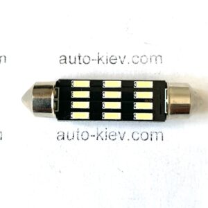 LED C5W (Festoon 13×41) 12smd 4014 SV8.5 12v 160Lm  1 шт.