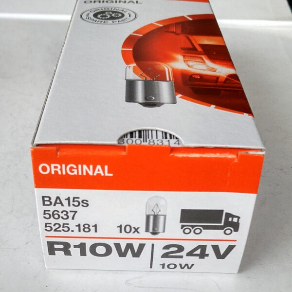 Osram 5637 R10W 24v BA15s