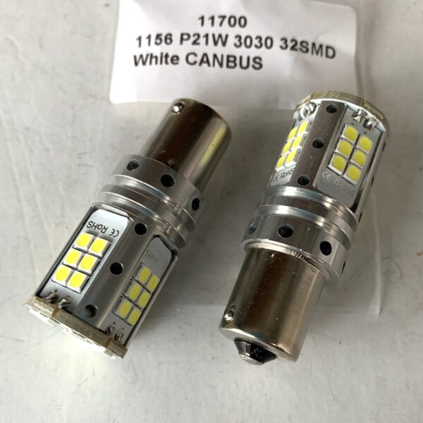 светодиод T25 32smd 3030 White CANBUS 12v BA15s , драйвер обманка