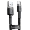 USB кабель Baseus Cafule Micro USB Cable 2.4A (1m) gray_black