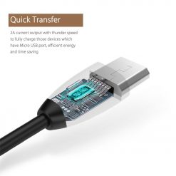 USB кабель Baseus Small Pretty Waist Cable for Micro 2A/1m. Black