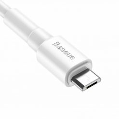 USB кабель Baseus Mini White Micro USB Cable 2.4A (1m) white