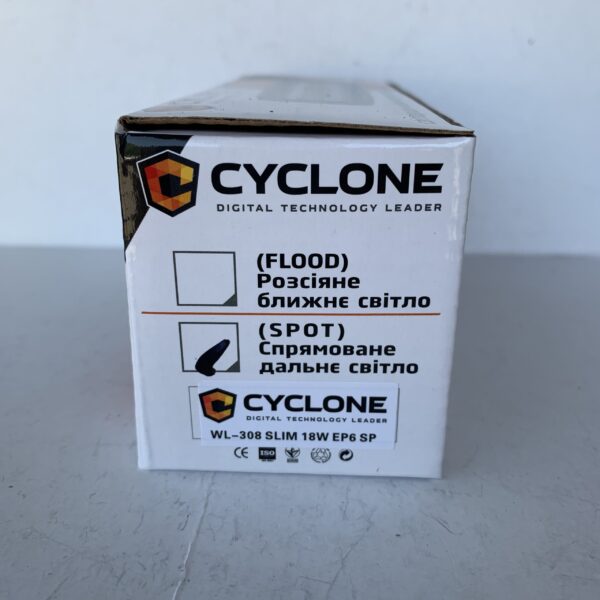 Фара светодиодная CYCLONE WL-308 SLIM 18W EP6 SP дальний свет