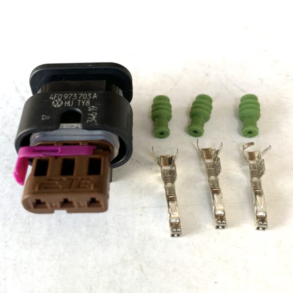 AUDI VW 4F0973703A разъём 3 pin (без провода) оригинал