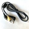 Кабель mini jack 3.5 mm stereo угловой - 2xRCA 1.5 m