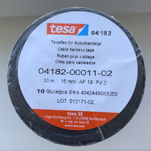 Ізолента TESA 04182 0,104mm*19mm 33m PV 2 ПВХ. Made in Germany