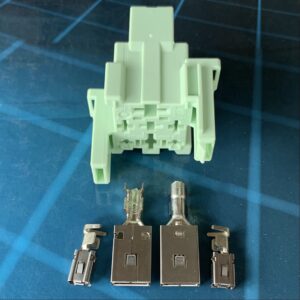 AUDI VW 4H0937528 Разъём (без провода) 4 pin для реле 70A оригинал