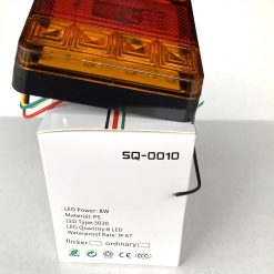 Фонарь задний TTX 908 (SQ-0010) герметичный, светодиодный для легкового прицепа