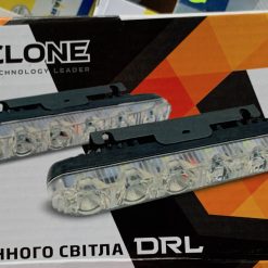 ходовые огни DRL 616-2 CYCLONE 12 диодов 1.5w с поворотом