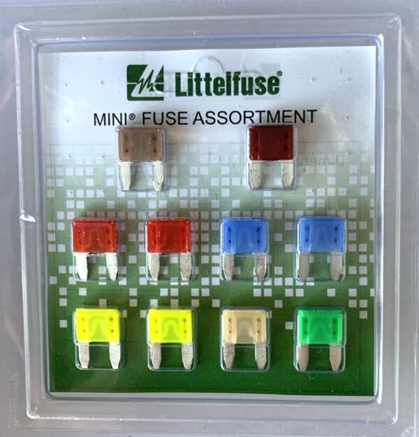 Набір запобіжників 10 шт MINI Littelfuse оригінал