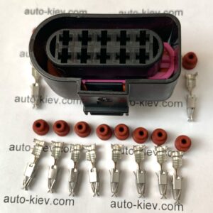 AUDI VW 1J0973735 Разъём 10 pin 2,8 mm GERMANY оригинал (без провода)