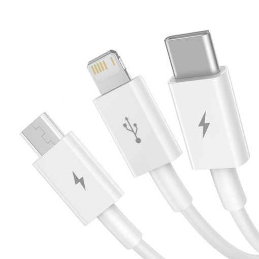 USB кабель Baseus Superion Fast Charging Data Cable USB M+L+C 3.5A (1.5m) CAMLTYS-02