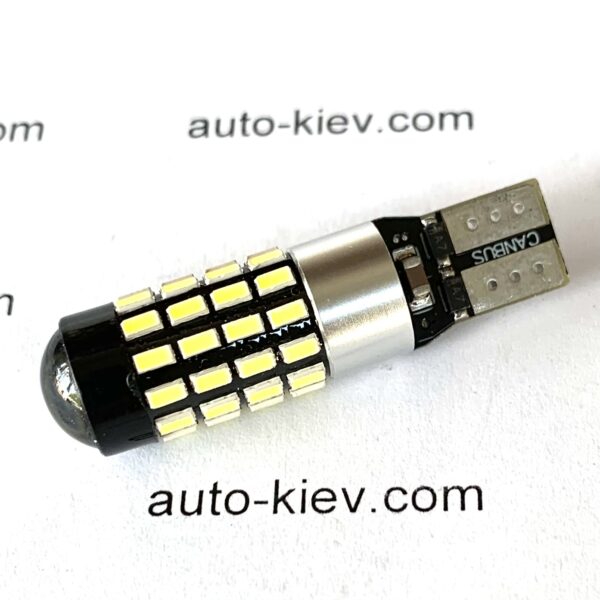 світлодіод Т10(W5W) 54smd 3014 драйвер, CANBUS (обманка) 550Lm 12-24v