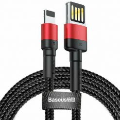 USB кабель Baseus Cafule USB For iP 2.4A 1M Black+Red CALKLF-G91