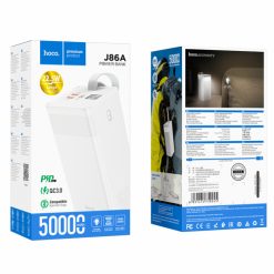 Павербанк HOCO J86A Powermaster полностью совместимая PD20W/QC/LCD/Lamp 50 000mAh
