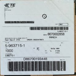 TE Connectivity 5-963715-1 ширина контакта 0.63 mm «мама» под провод 0.5-0.75 mm²