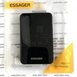 Кабель ESSAGER ES-OTG12 4 в 1 PD60W Type C- Type C 0.1м black