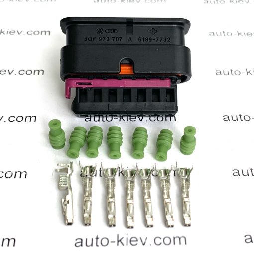 AUDI VW 5QF973707 разъём 7 pin 1.2 mm оригинал (без провода)